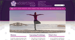 Desktop Screenshot of moonfloweryoga.com